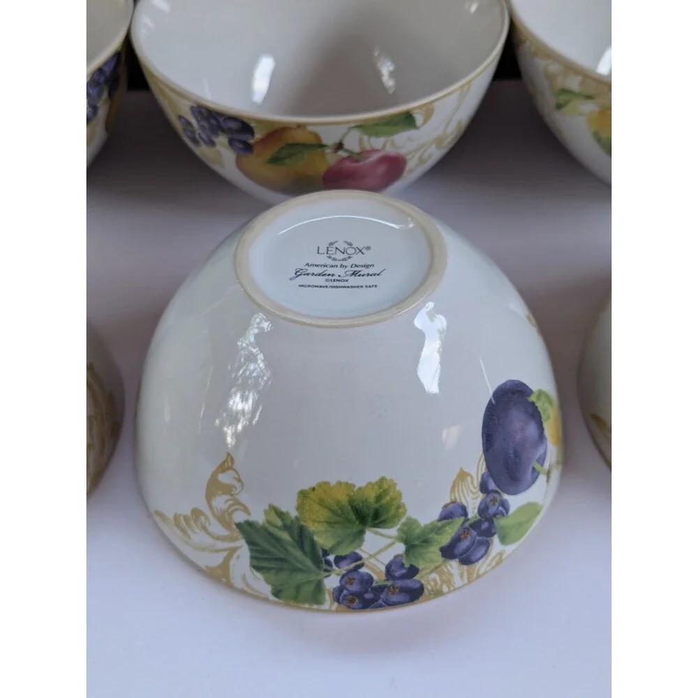 Lenox China Set of 6 Soup Cereal Bowl 